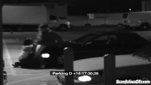 Cock whore sucks off security attendant