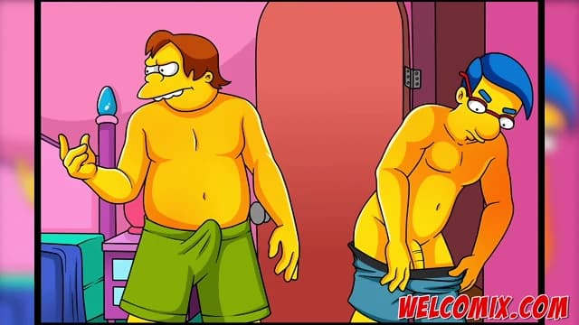 In a couple's fight don't stick the dick - The Simptoons - Simpsons Cartoons