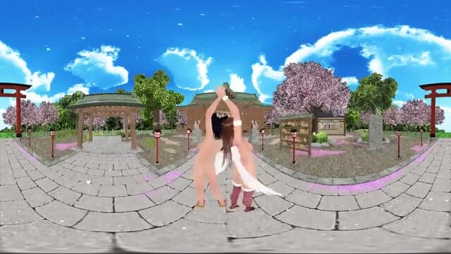 DOA VR Hitomi & Neotengu Dancing Naked CGI